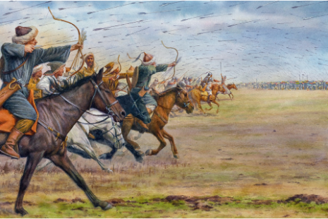 Türkler, Savaş ve At