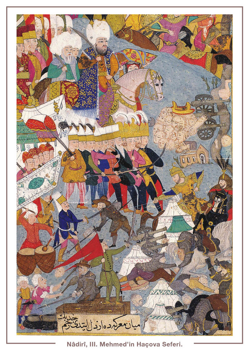 Nâdirî, III. Mehmed’in Haçova Seferi.